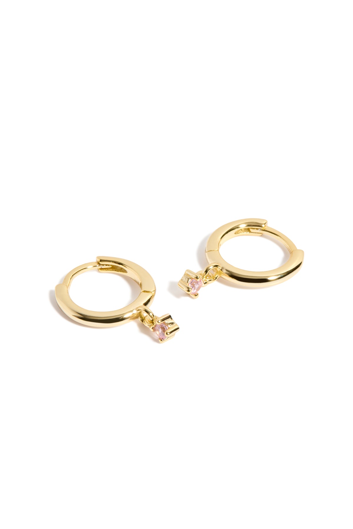 Boucles d'oreilles pierre de naissance octobre or