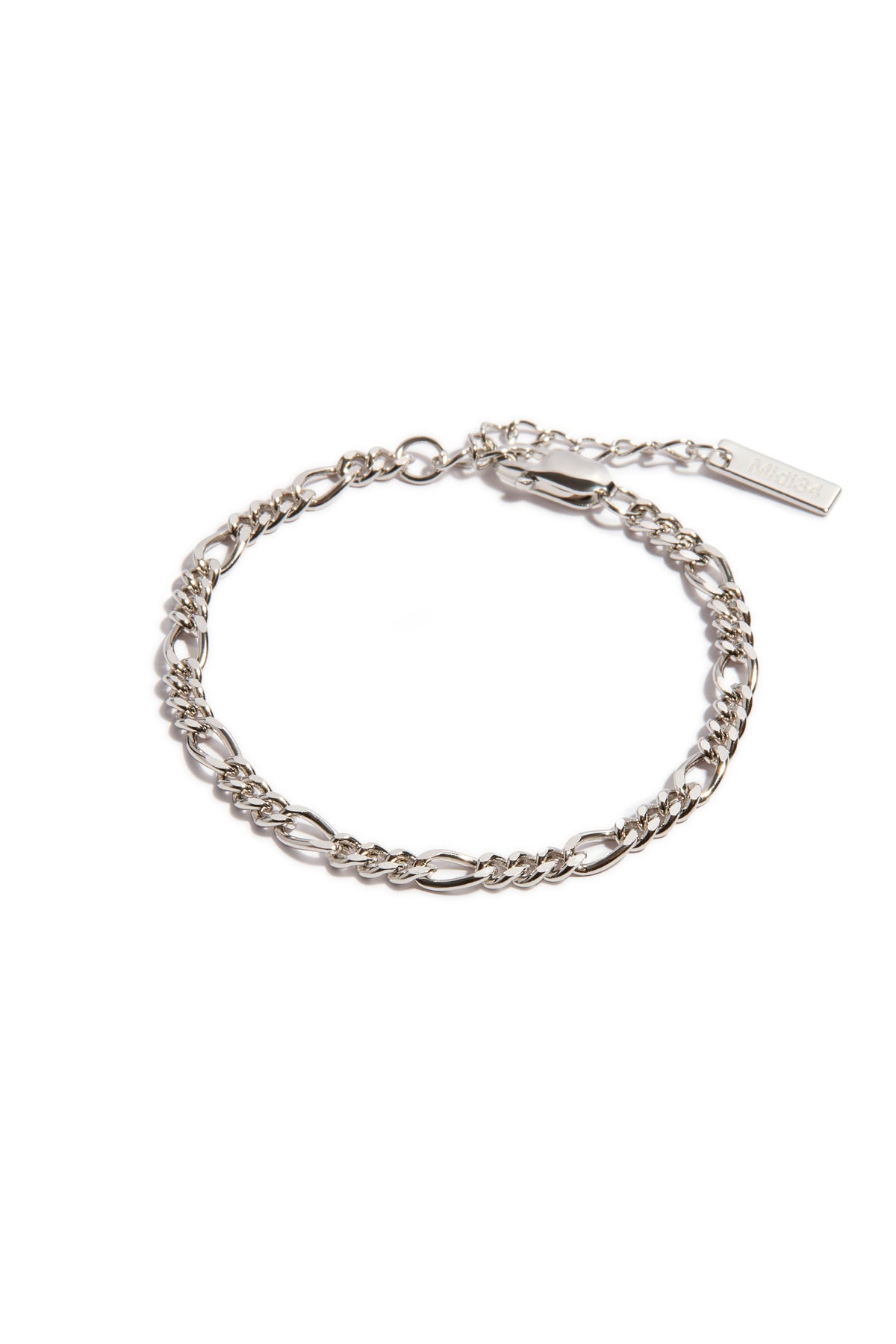 Bracelet Figaro Nathan argent