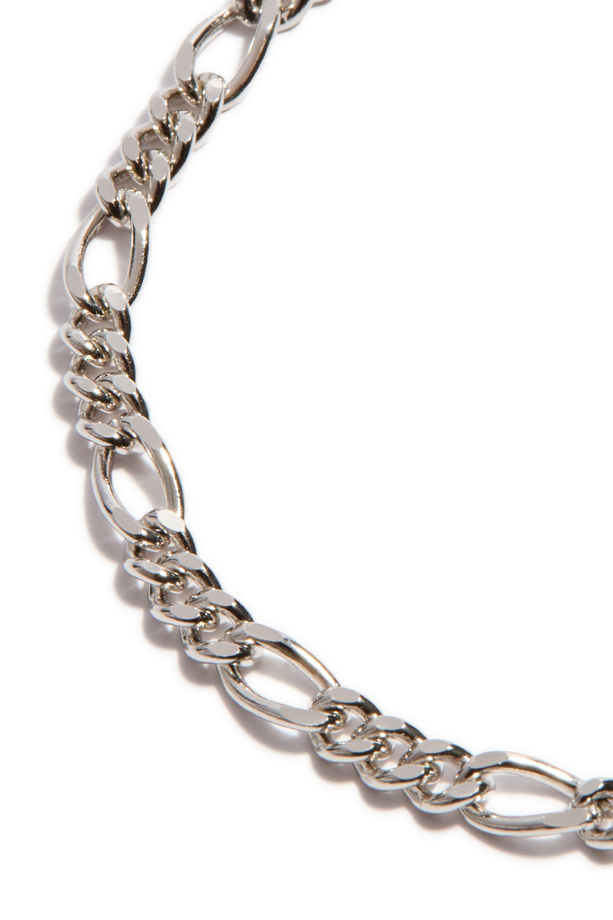 Bracelet Figaro Nathan argent 2