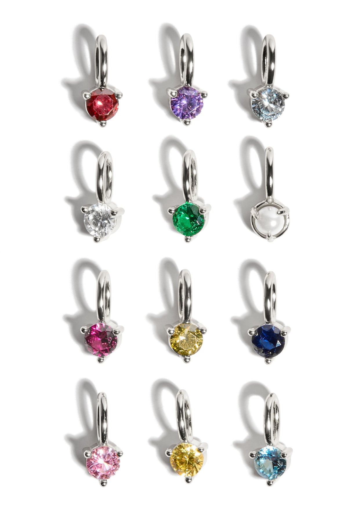 Pendentif Pierre de naissance - Enfants Or Blanc