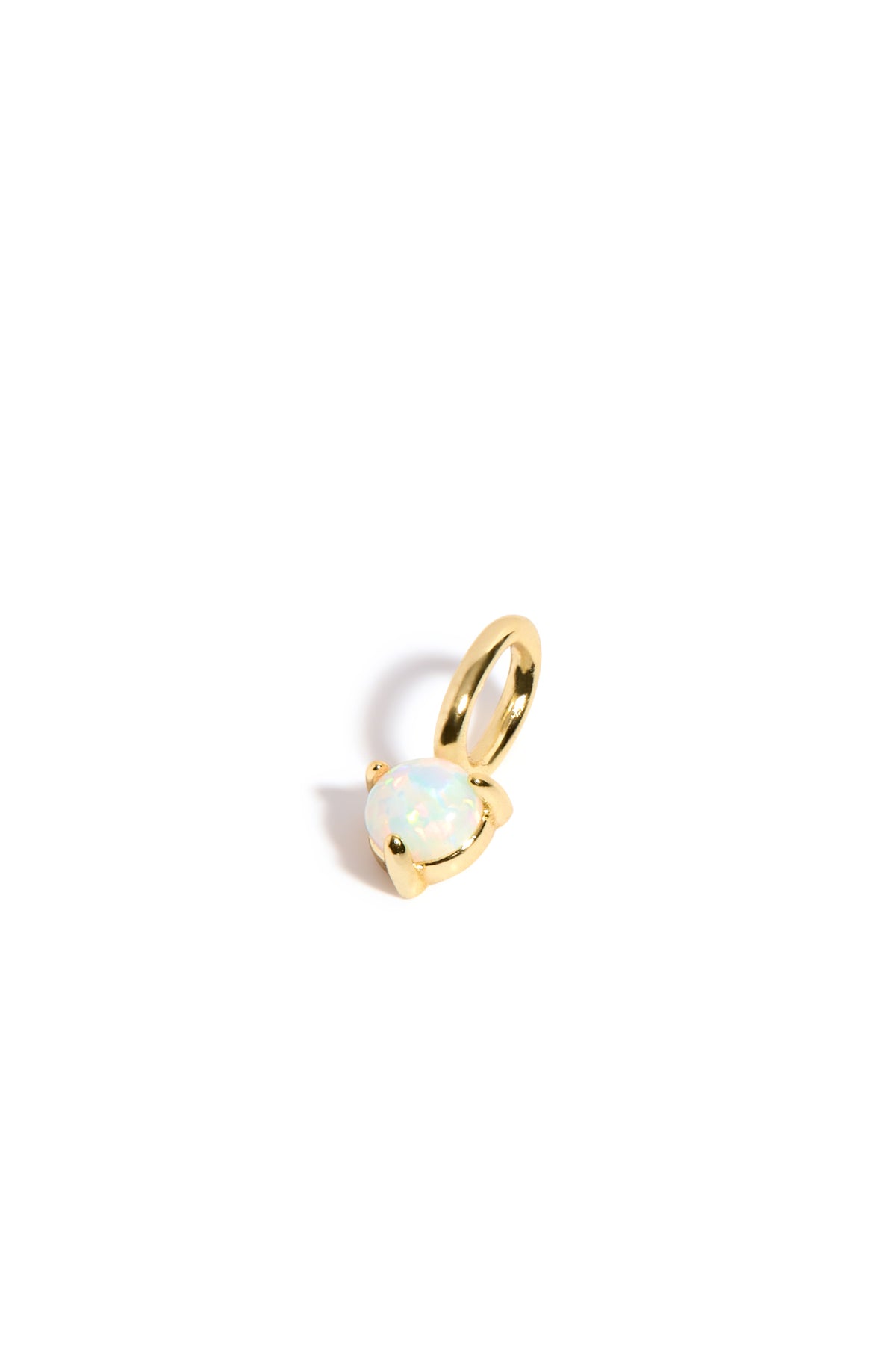 Pendentif Opaline or
