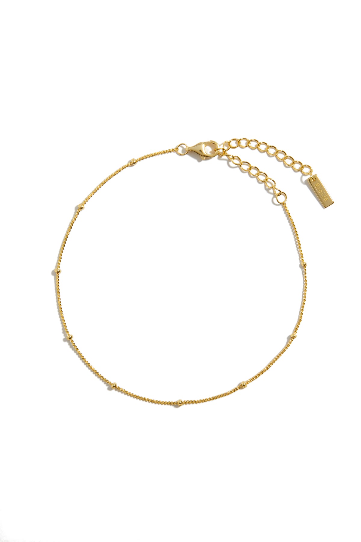 Bracelet de cheville or
