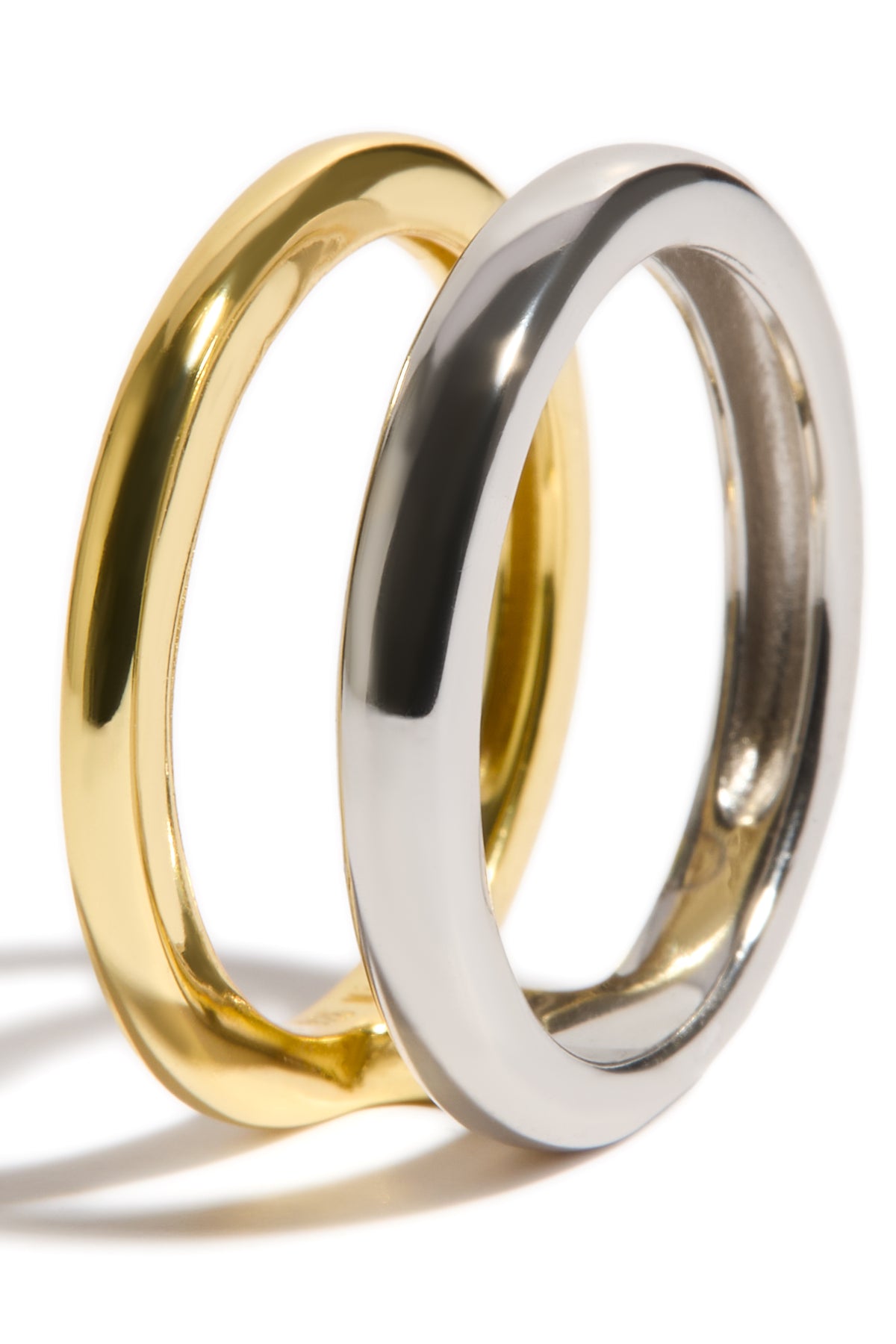 Bague Laurence deux tons or argent 2