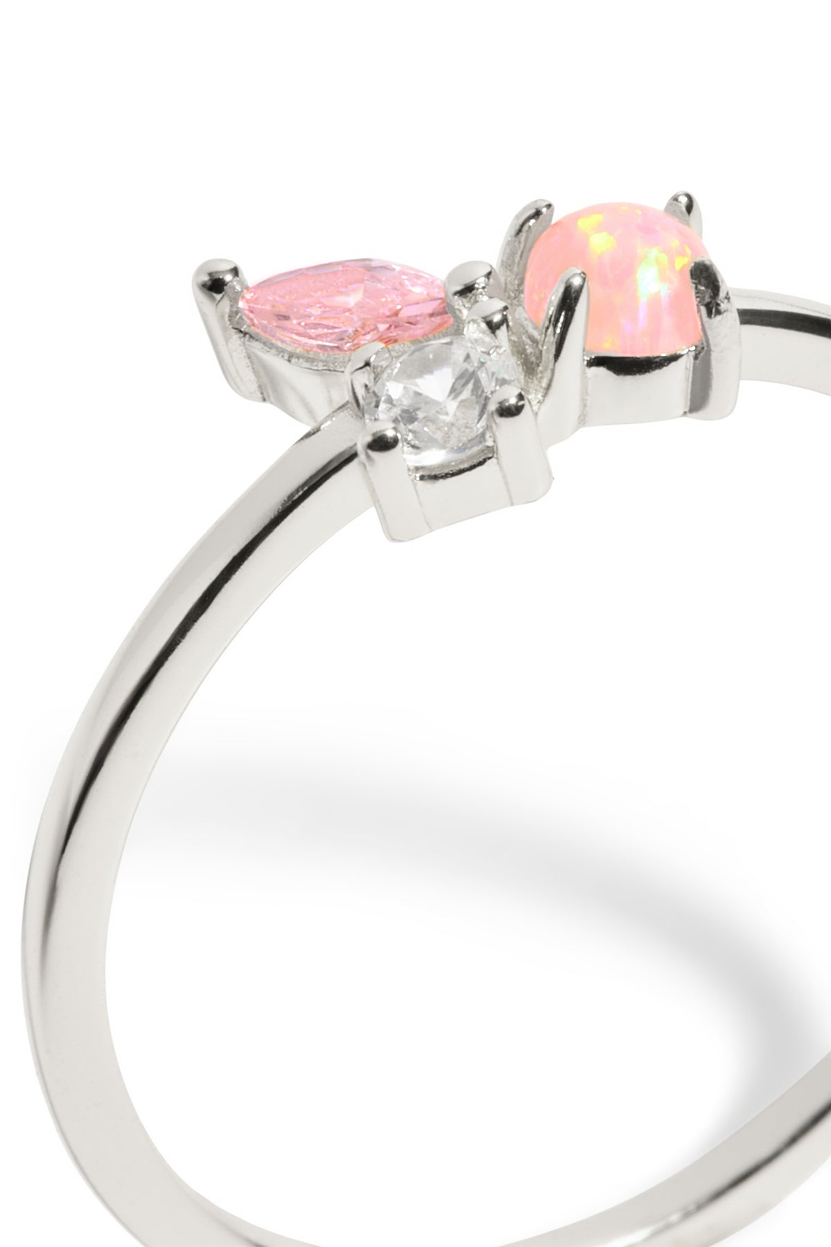 Bague Ophélie or blanc 2