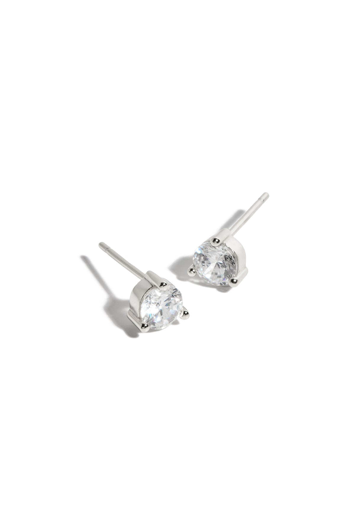 Boucles d'oreilles Abby Or Blanc