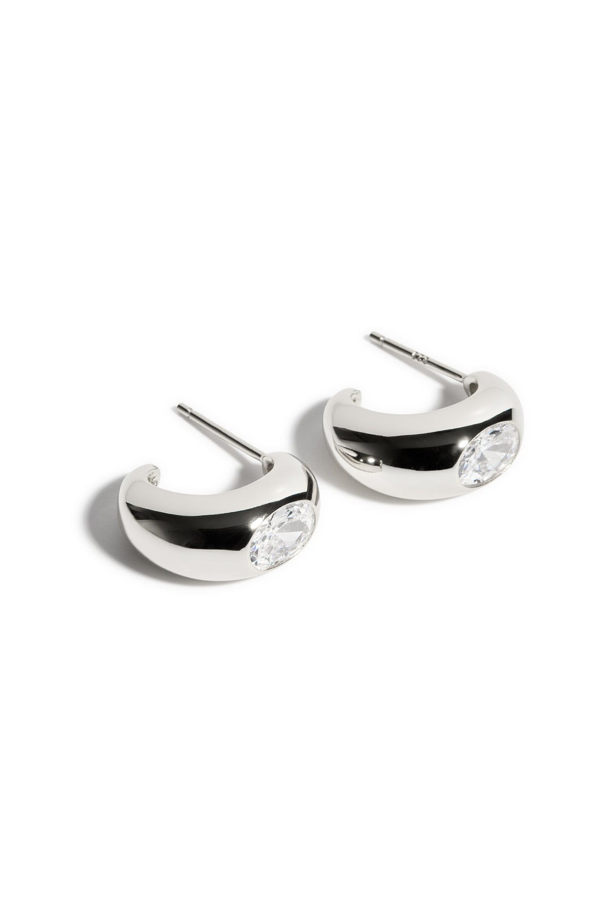 Boucles d'oreilles Marilie or blanc