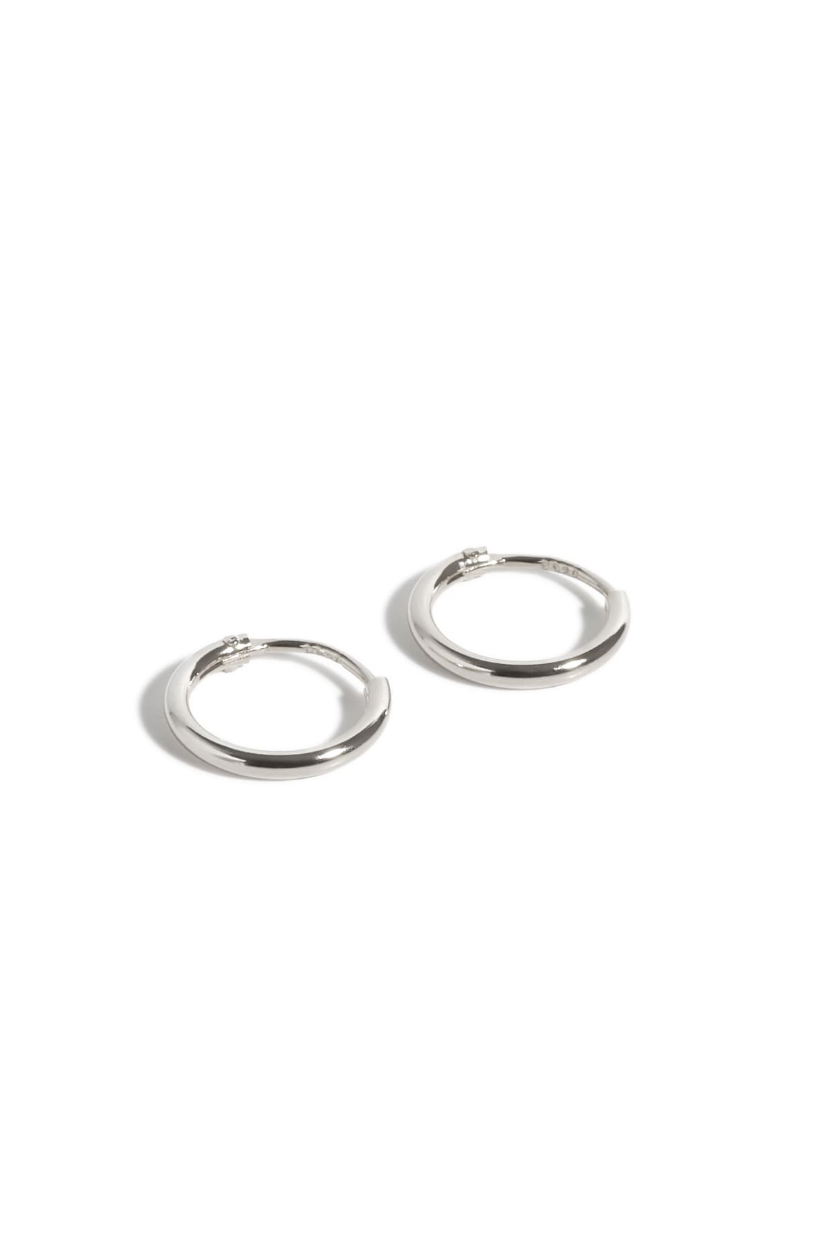 Boucles d'oreilles Maxim 10mm argent