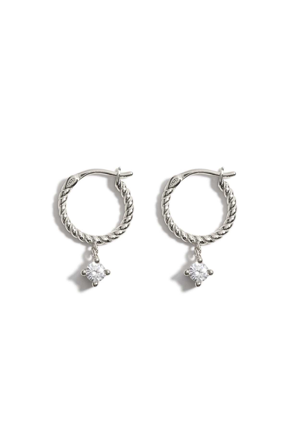 Boucles d'oreilles Rosalie Argent