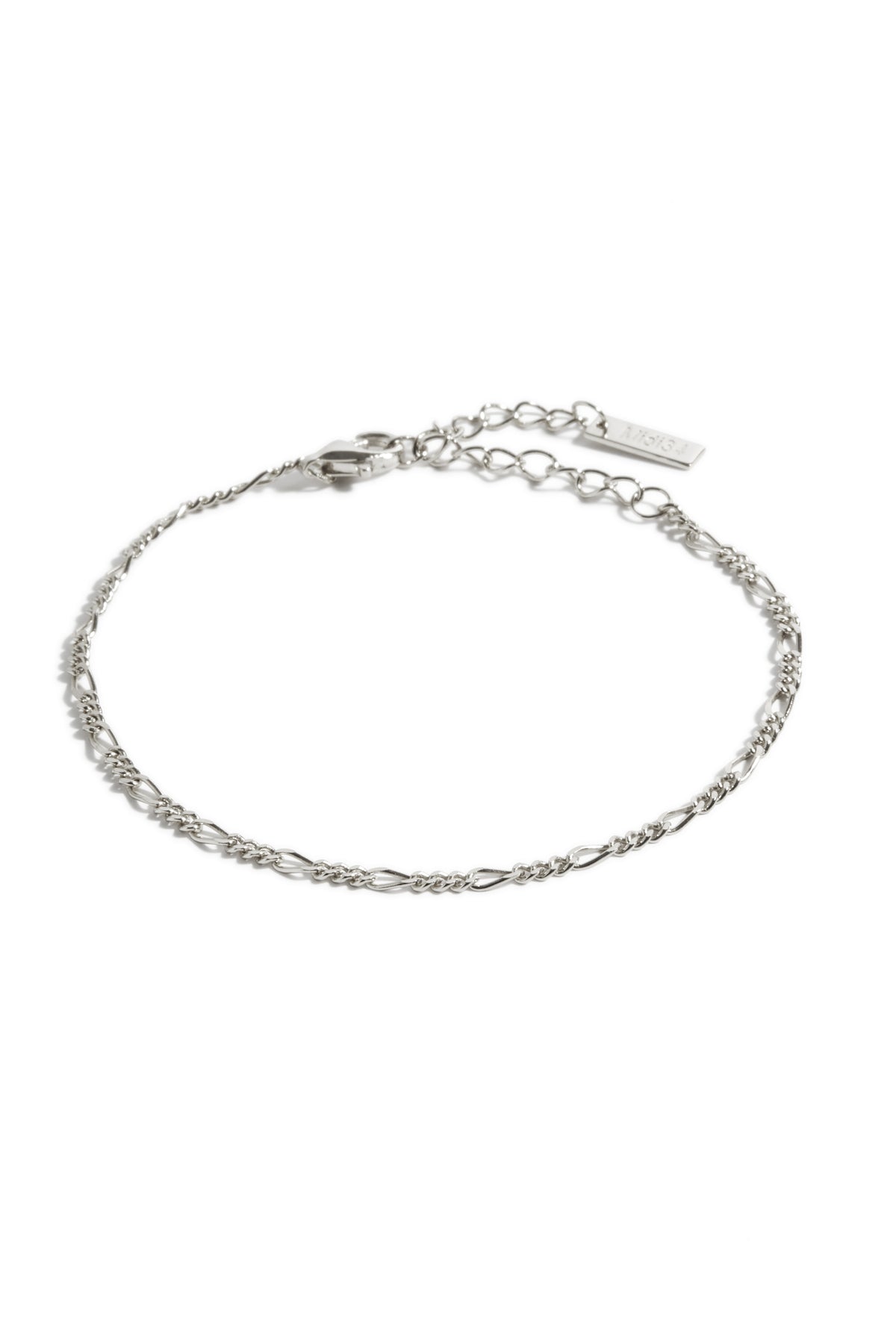 Bracelet Figaro argent