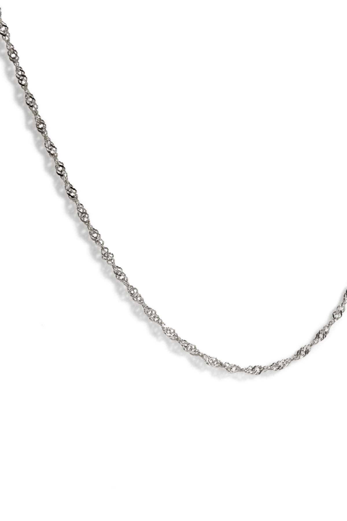 Chaîne Singapour argent 2