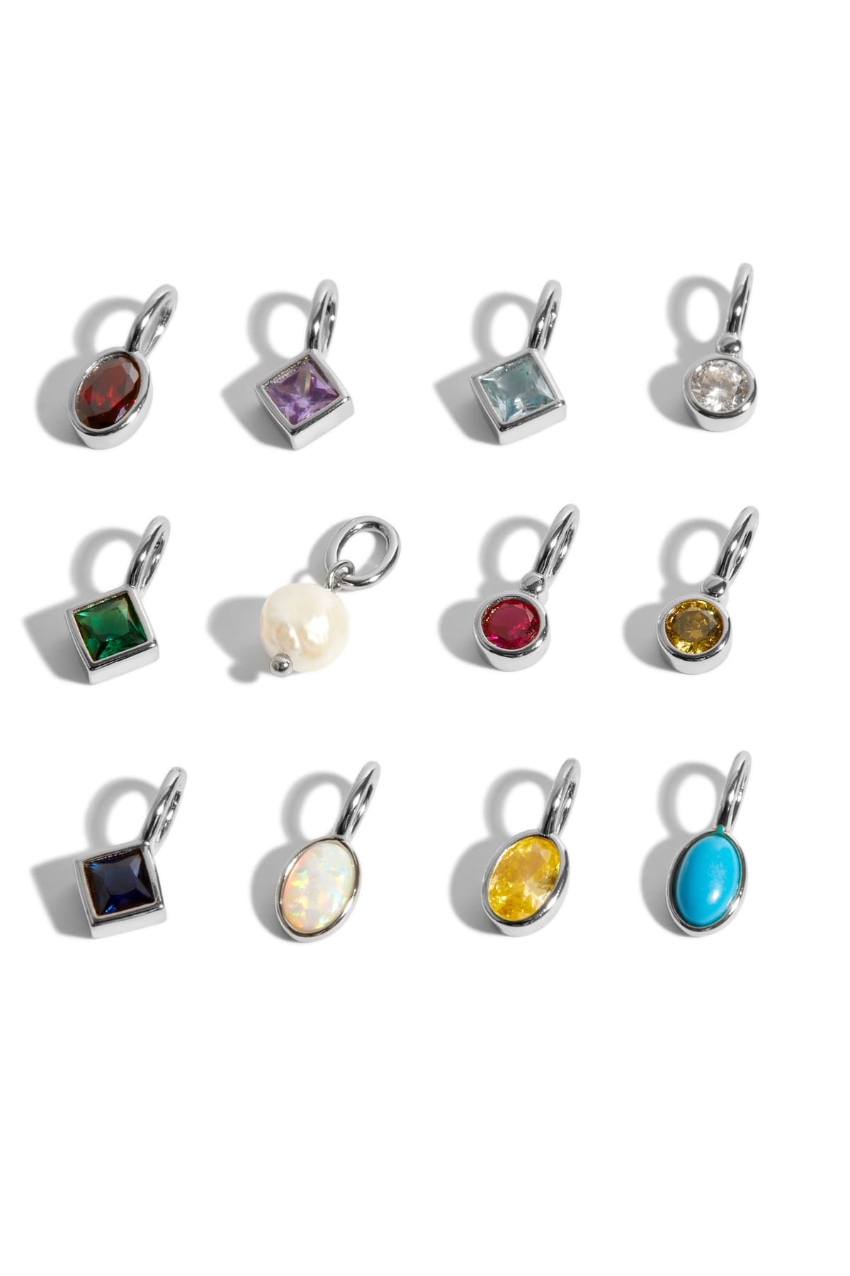 Pendentif pierre de naissance argent