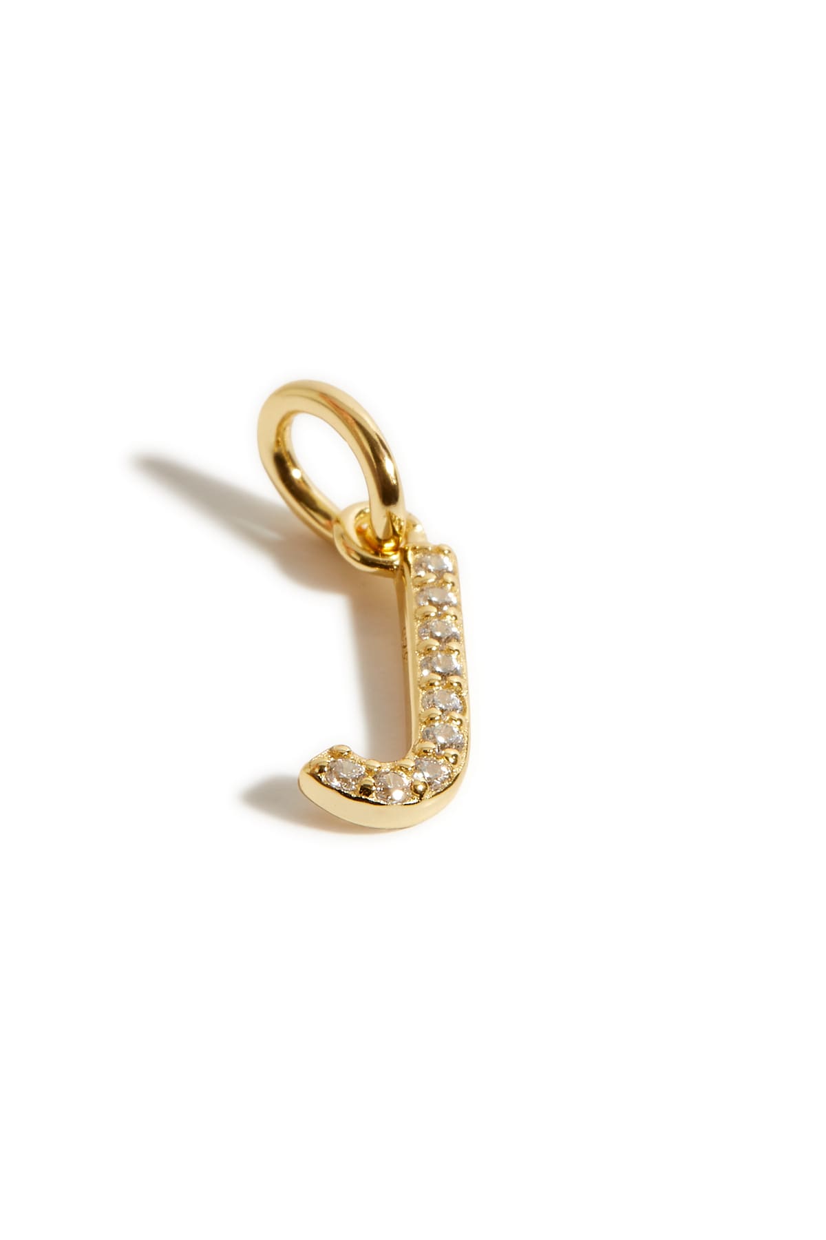 Pendentif initiales J or