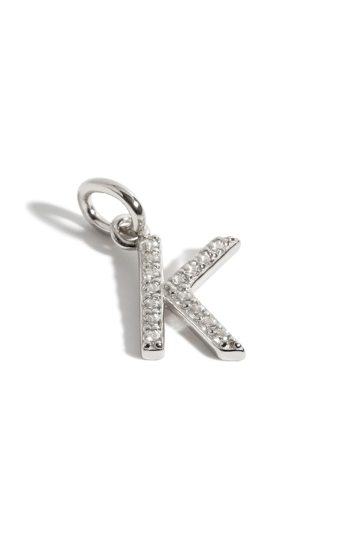 Pendentif initiales K argent