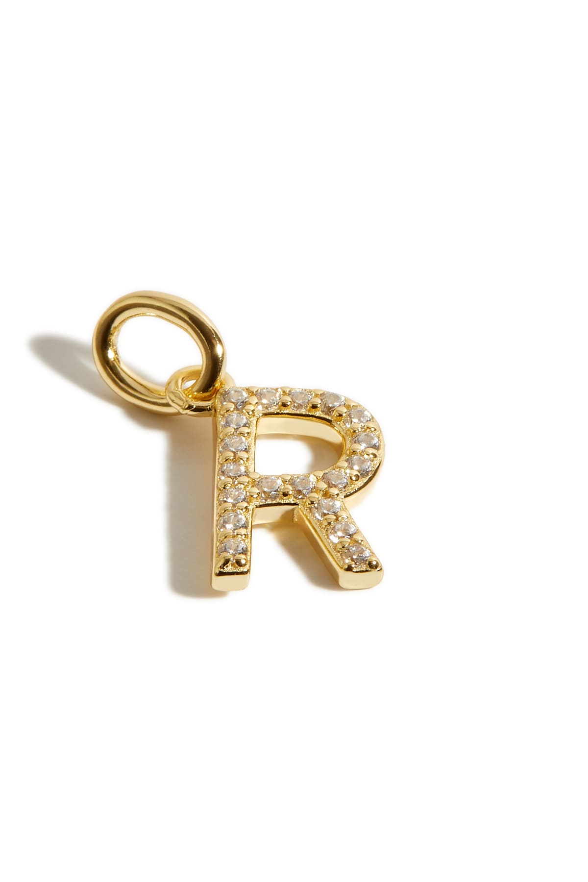 Pendentif initiales R or