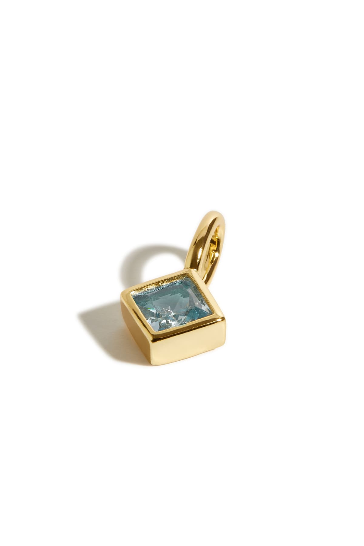 Pendentif pierre de naissance mars or