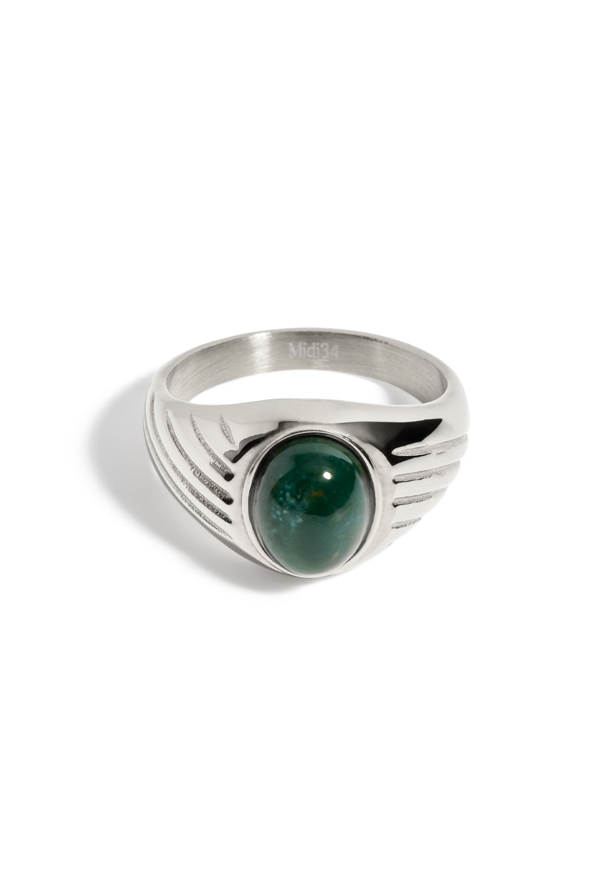 Bague Marius agate argent 1