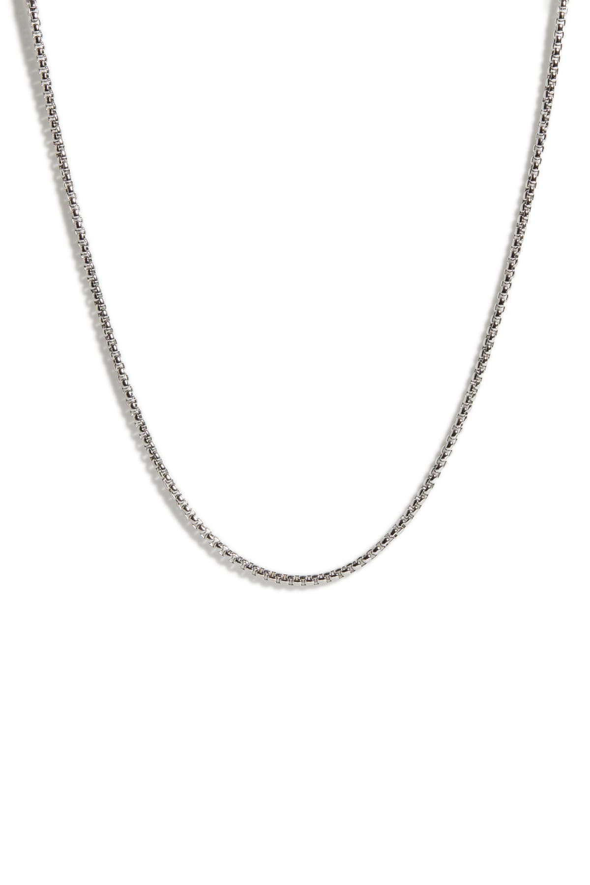 Collier David argent