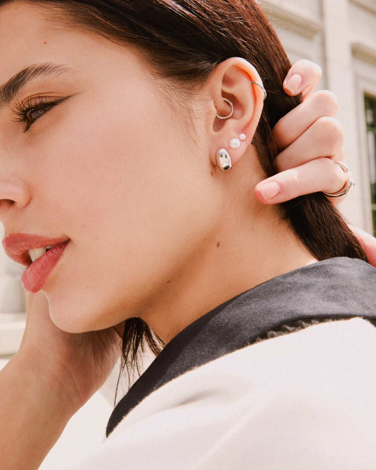 Boucles d'oreilles Selma, Alice, Alicia argent