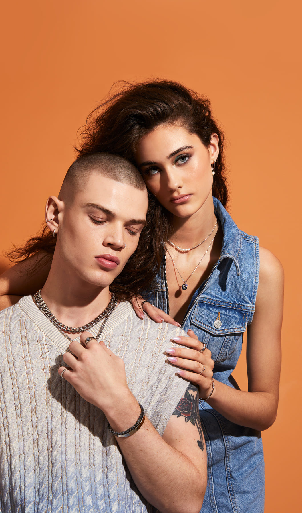 Mannequin Collier Antonella argent