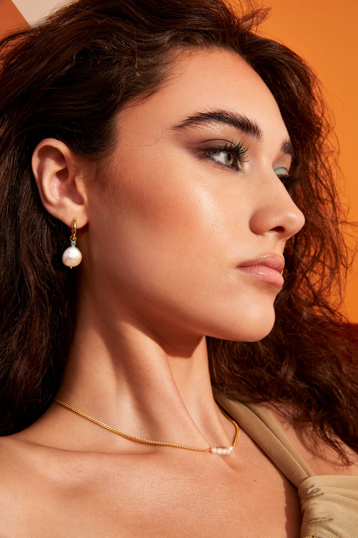 Mannequin Boucles d'oreilles Gloria, Antonella Or