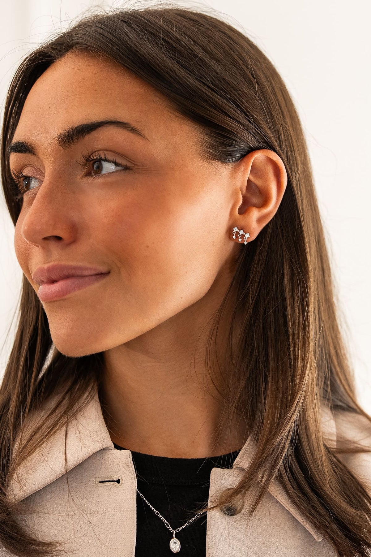boucles d'oreilles Marilie argent, Pendentif dana argent