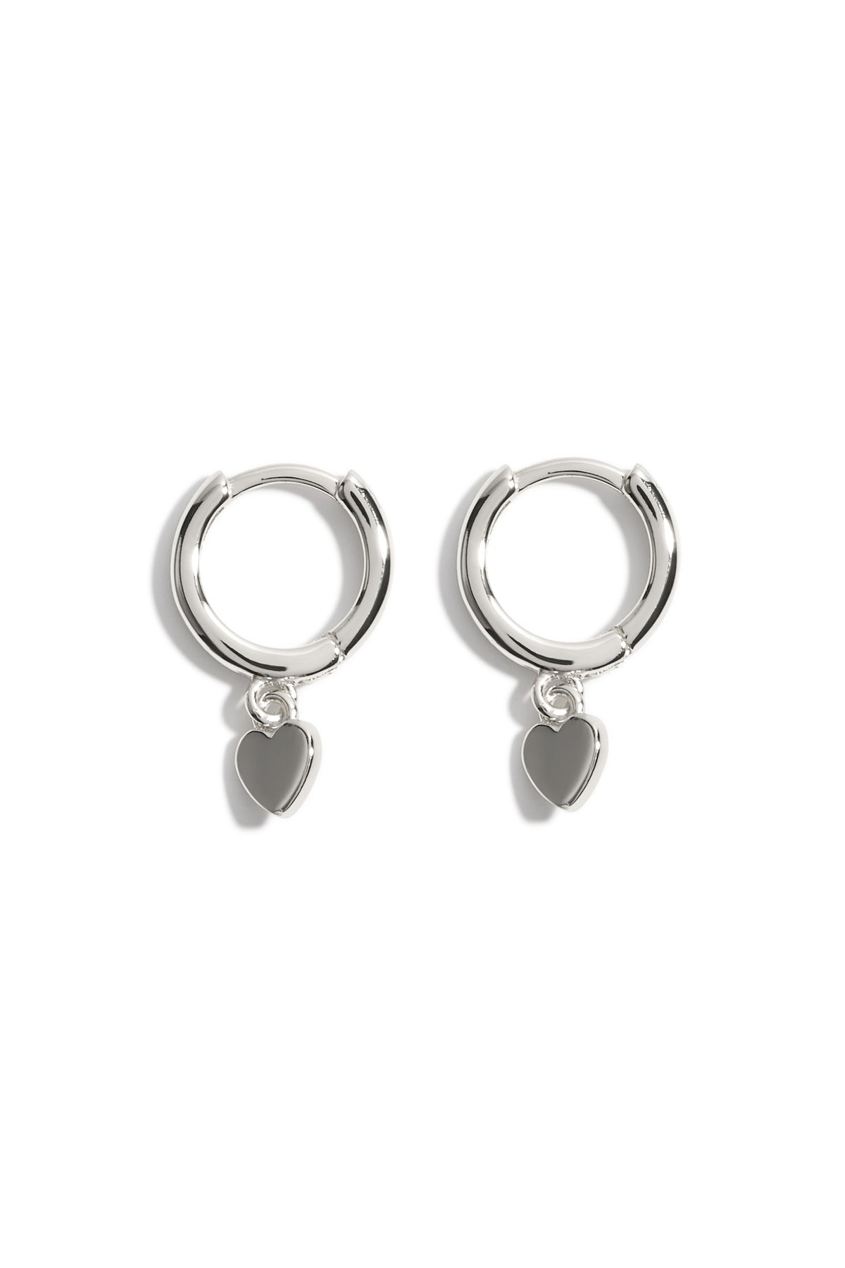 Boucles d'oreilles coeur Gigi argent