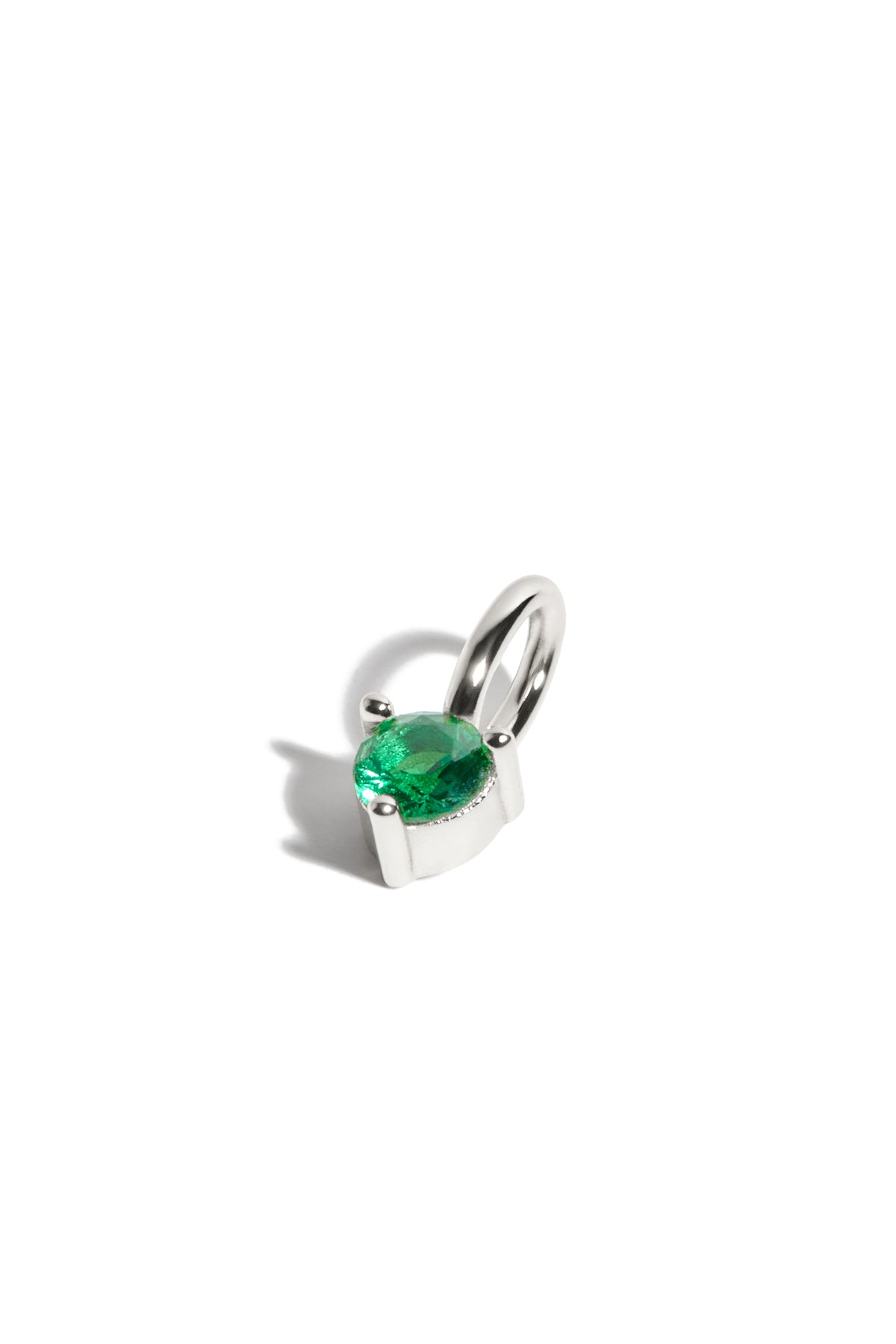 Pendentif Pierre de naissance - Enfants Mai Or Blanc