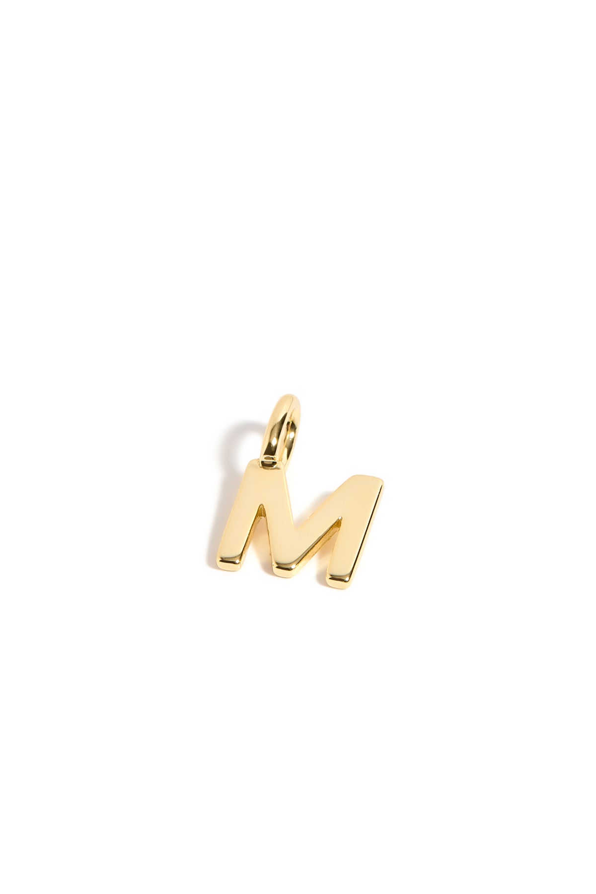 Pendentif Initiales enfants M or