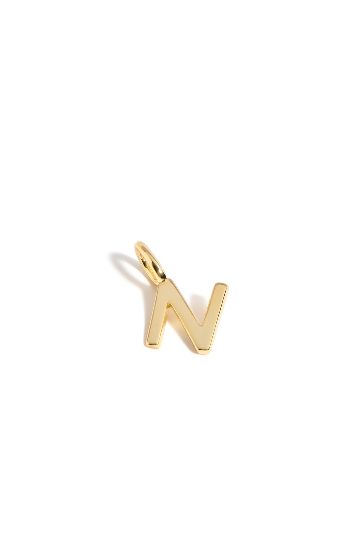 Pendentif Initiales enfants N or