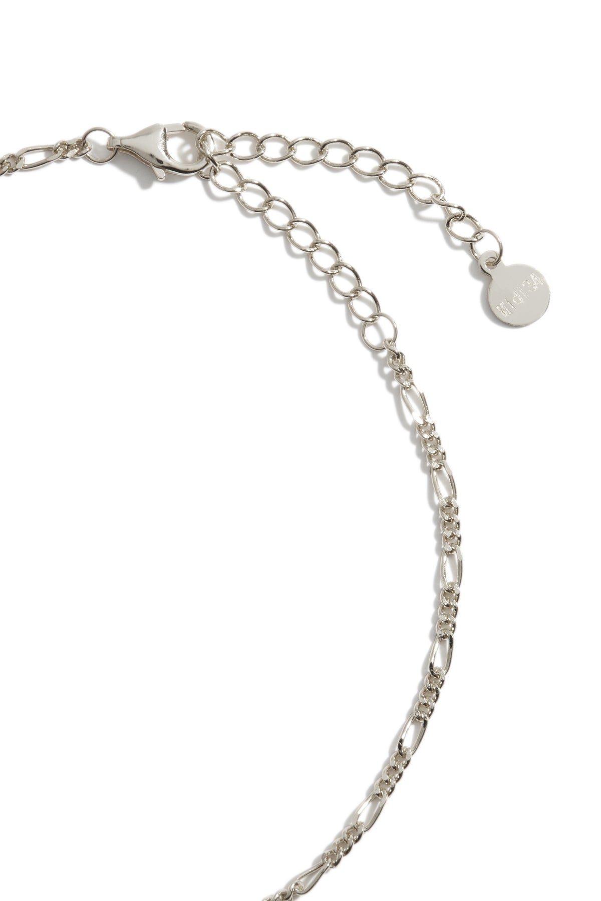 Bracelet de cheville Figaro argent 2