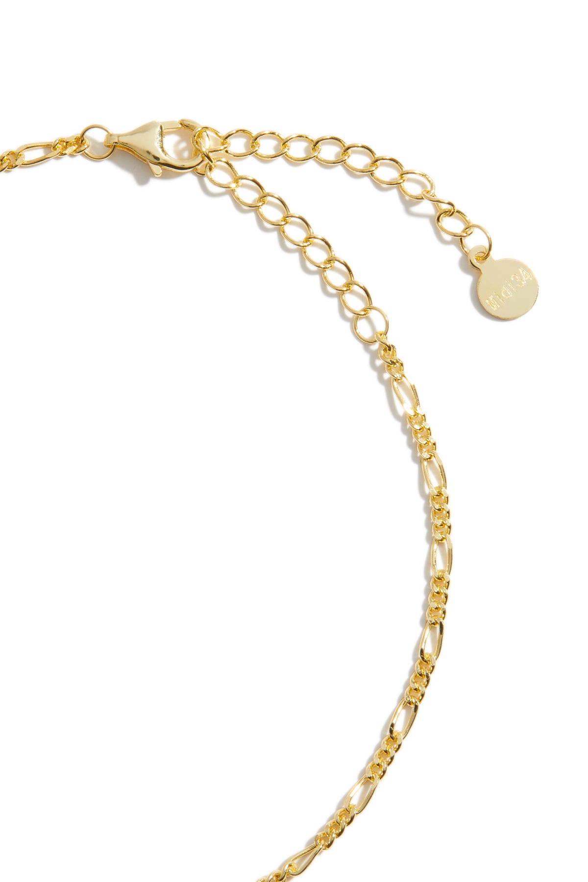 Bracelet de cheville Figaro or 2