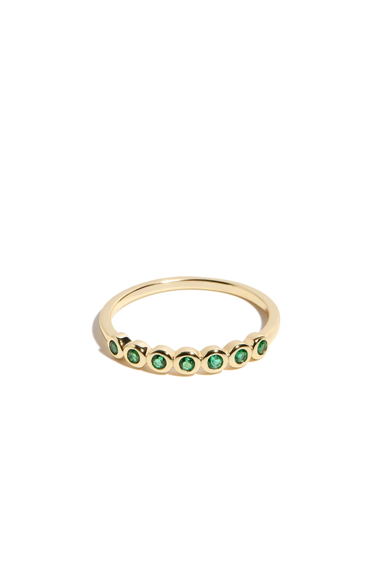Bague Andréa Émeraude - Or