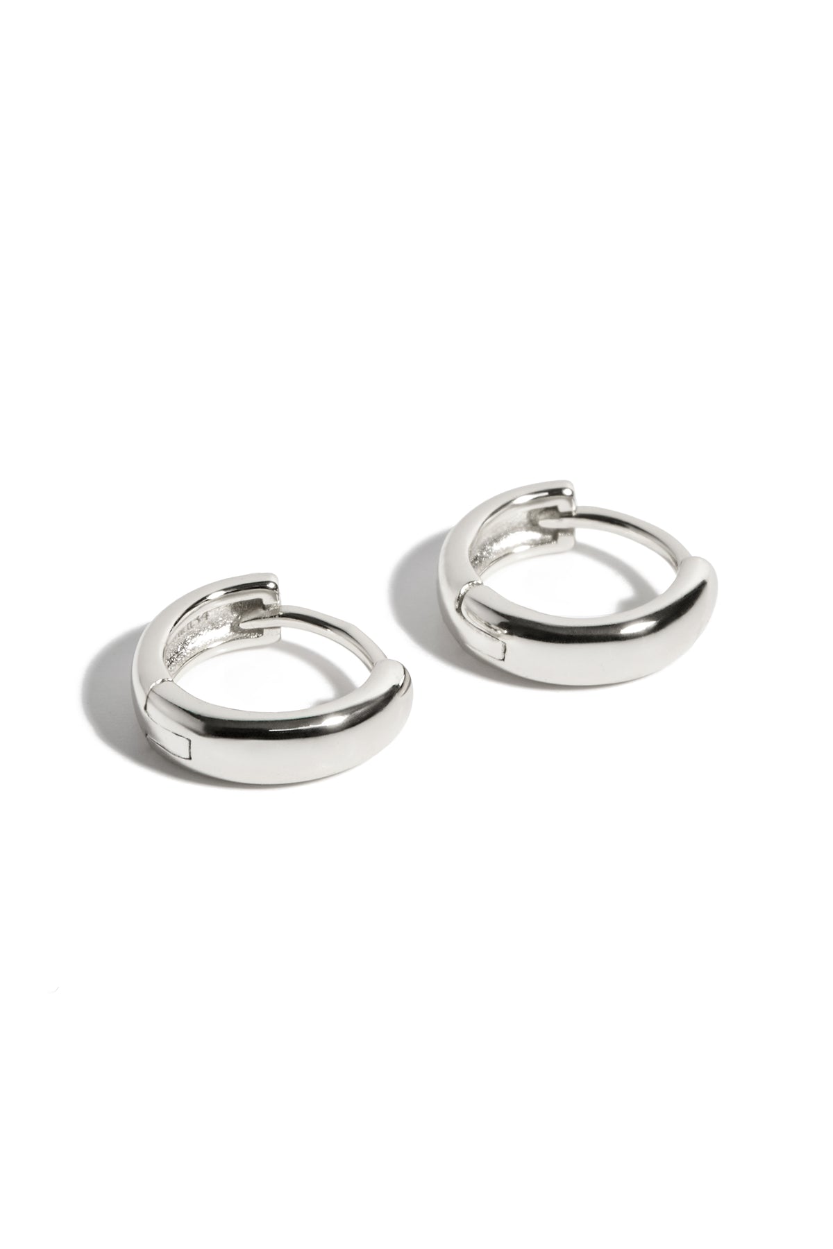 Boucles d'oreilles Jenna 10 mm Or Blanc