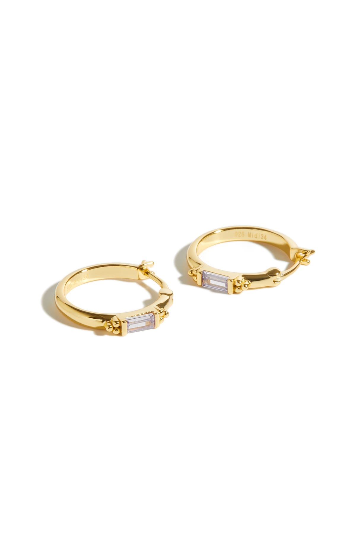 Boucles d'oreilles Audrey Or Lilas