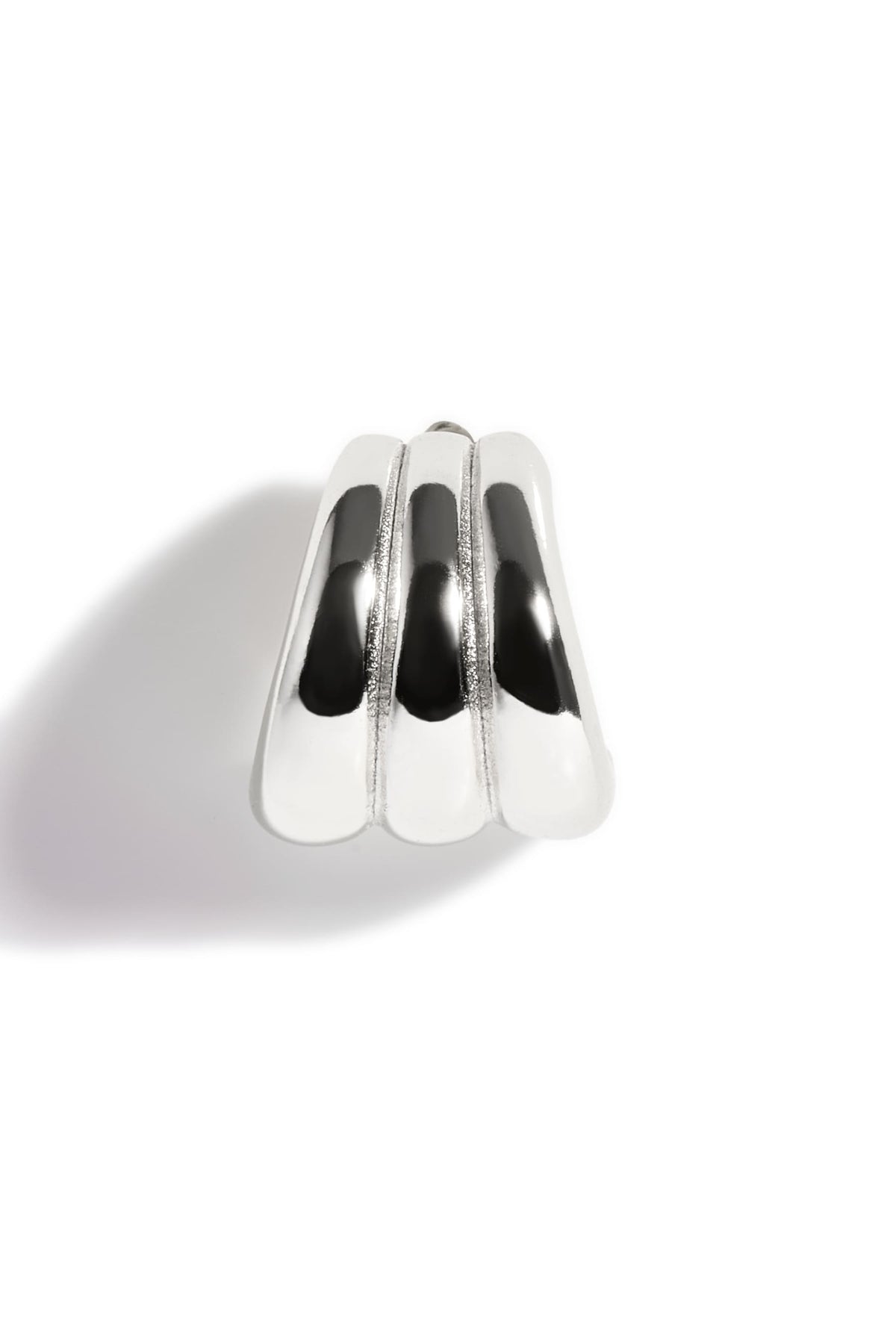 Boucles d'oreilles Lara argent close up
