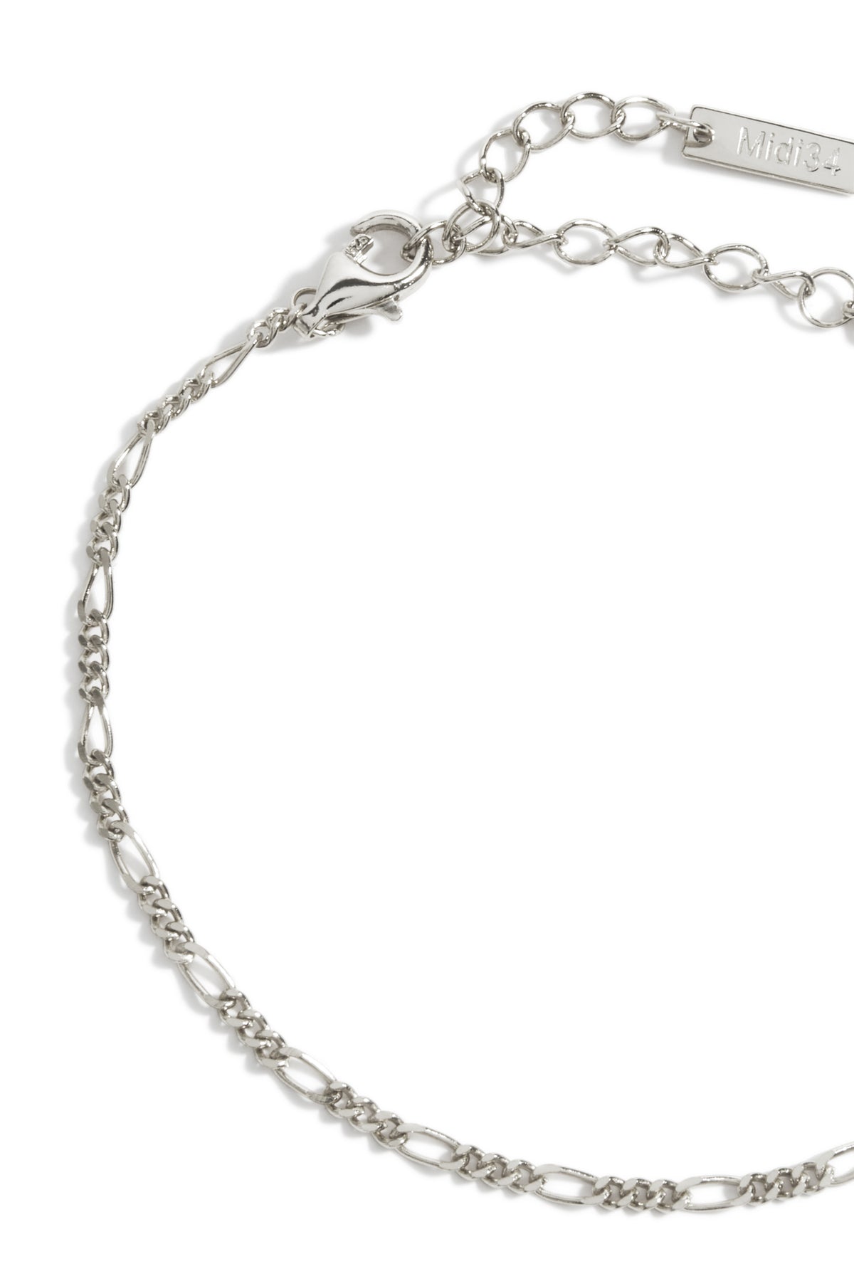 Bracelet Figaro argent 2