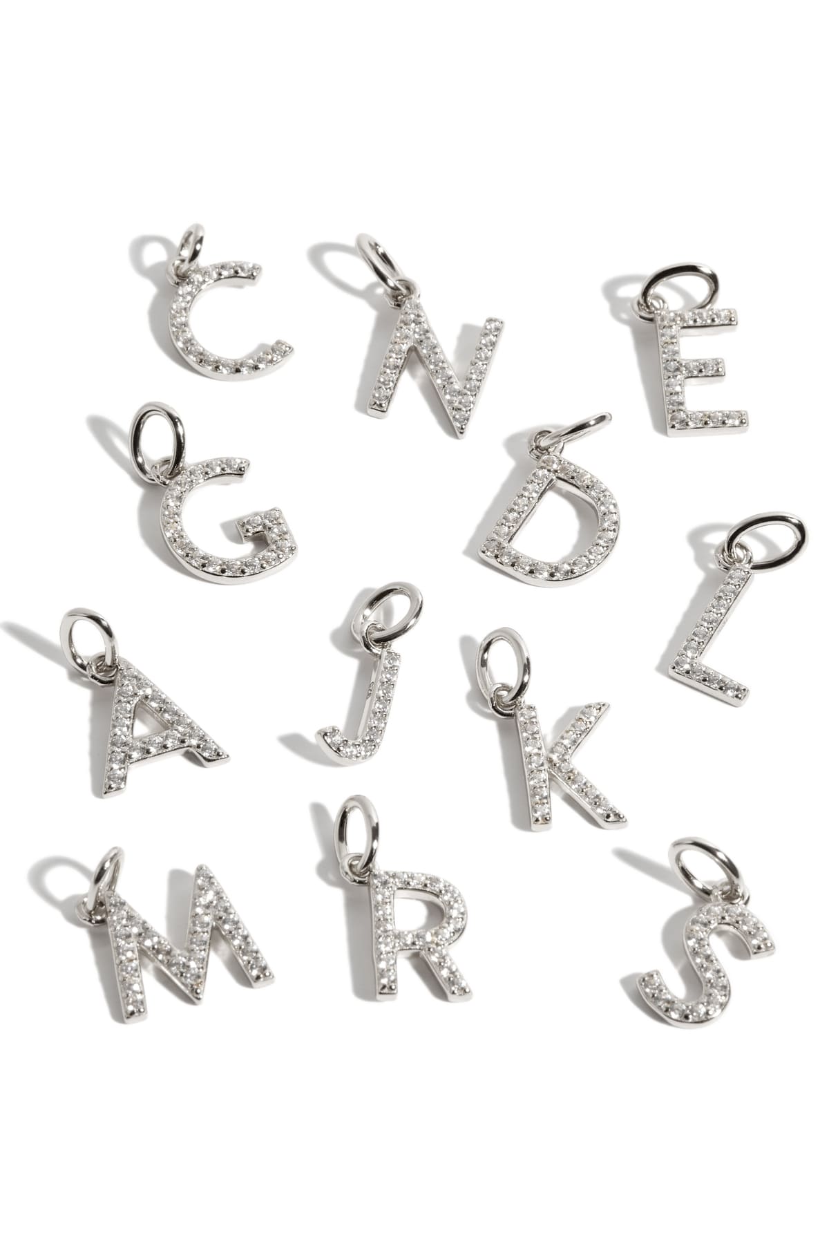 Pendentif Initiales argent tous