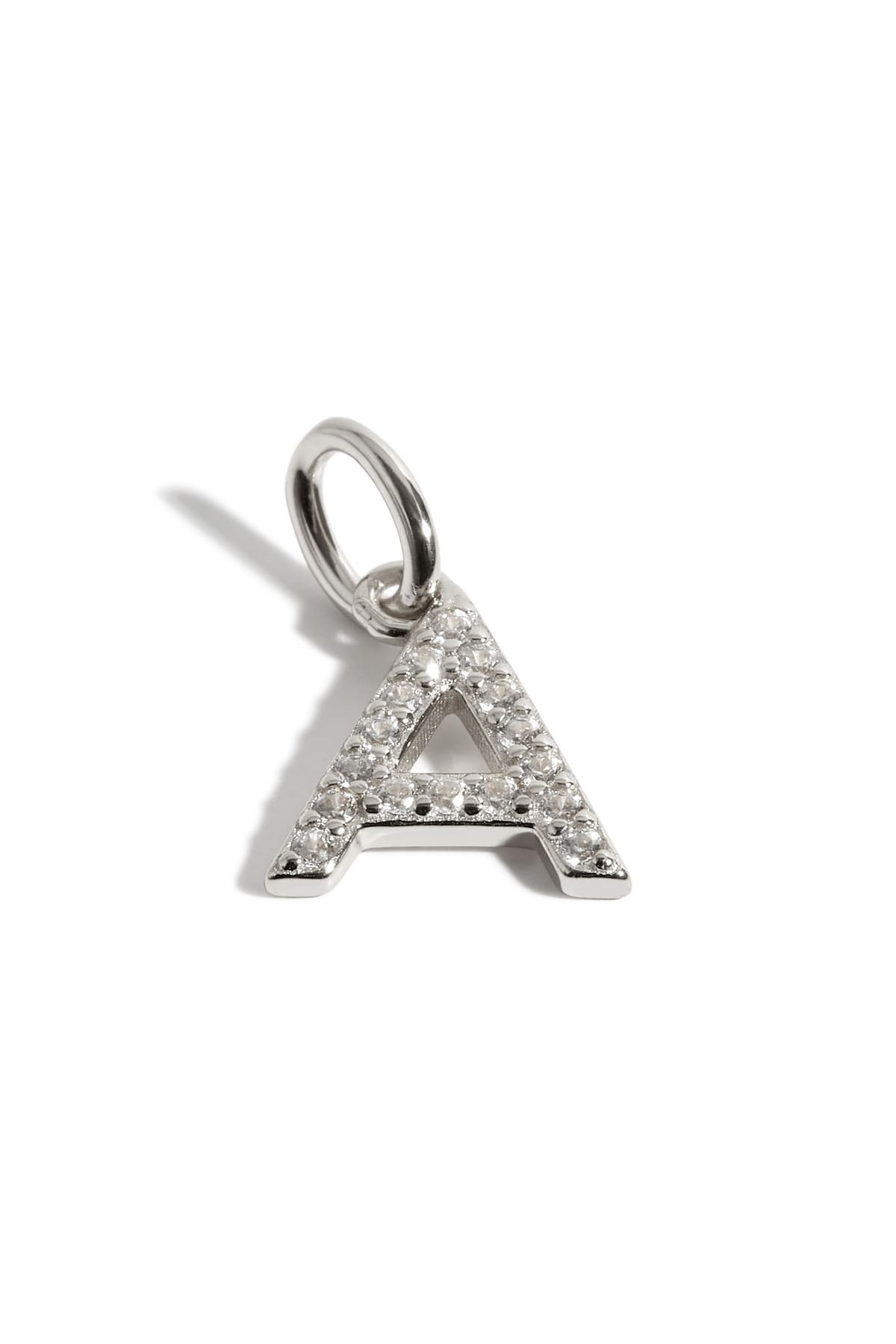 Pendentif initiales A argent