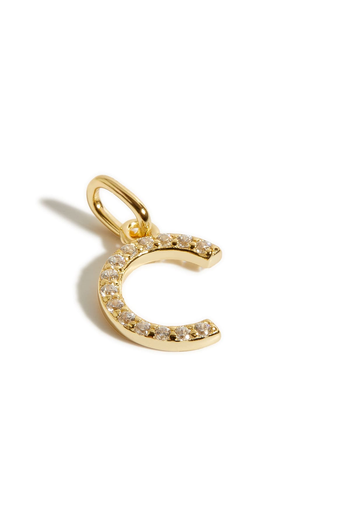 Pendentif initiales C or