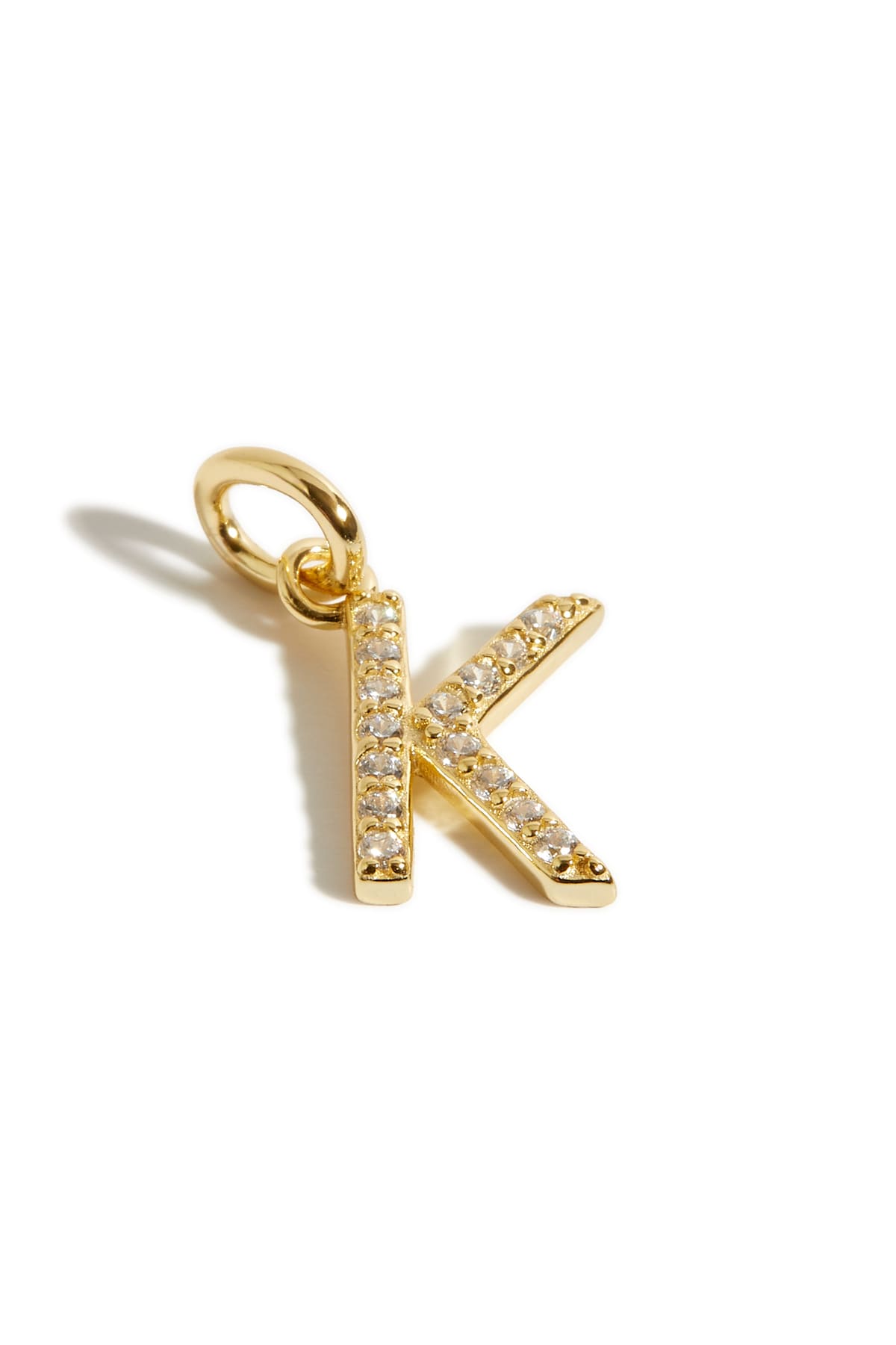 Pendentif initiales K or