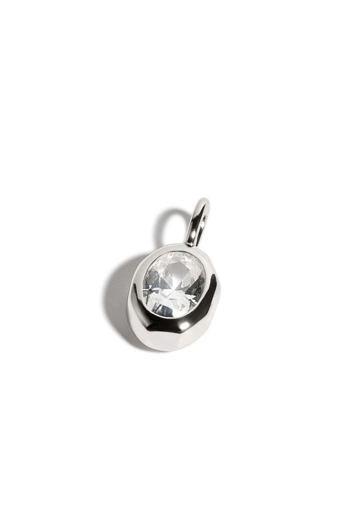 Pendentif Dana or blanc