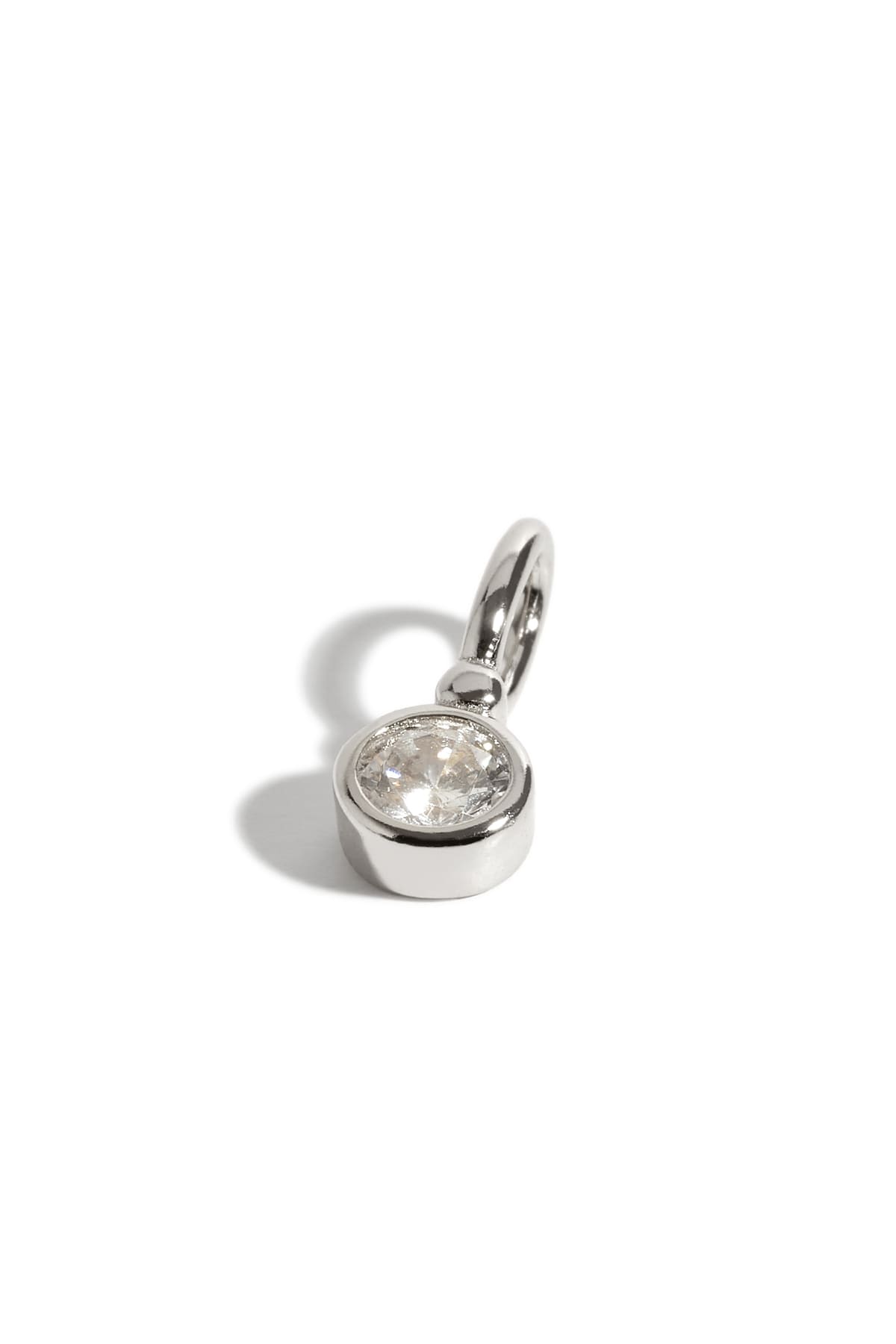 Pendentif pierre de naissance avril argent
