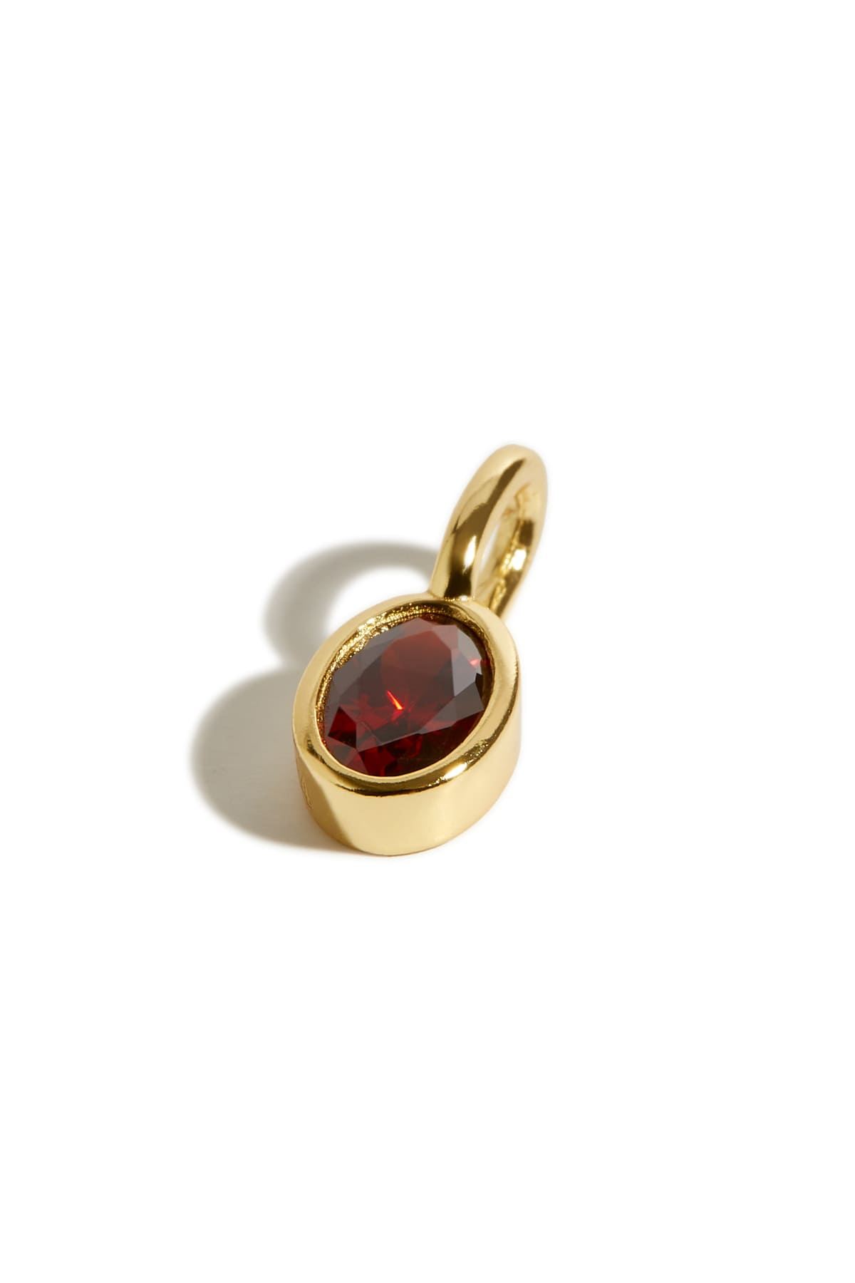Pendentif pierre de naissance janvier or
