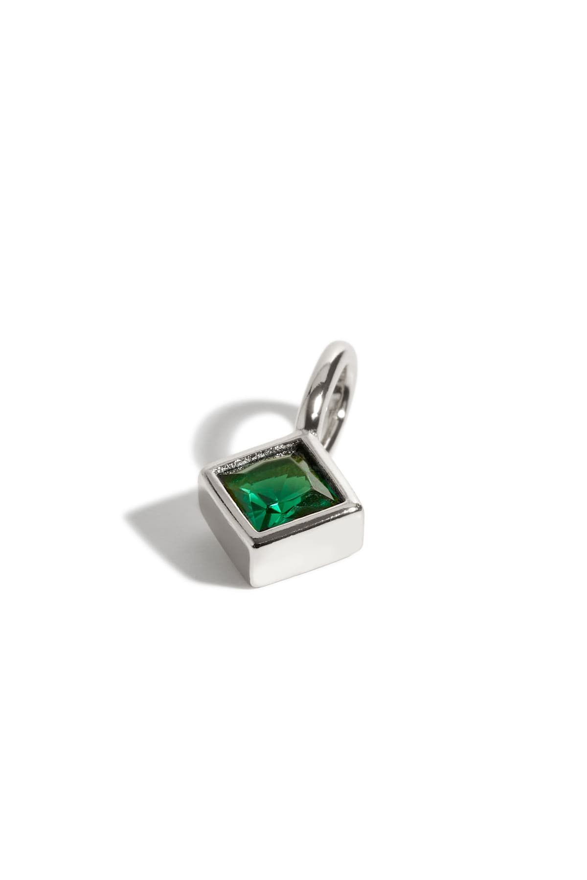 Pendentif pierre de naissance mai argent