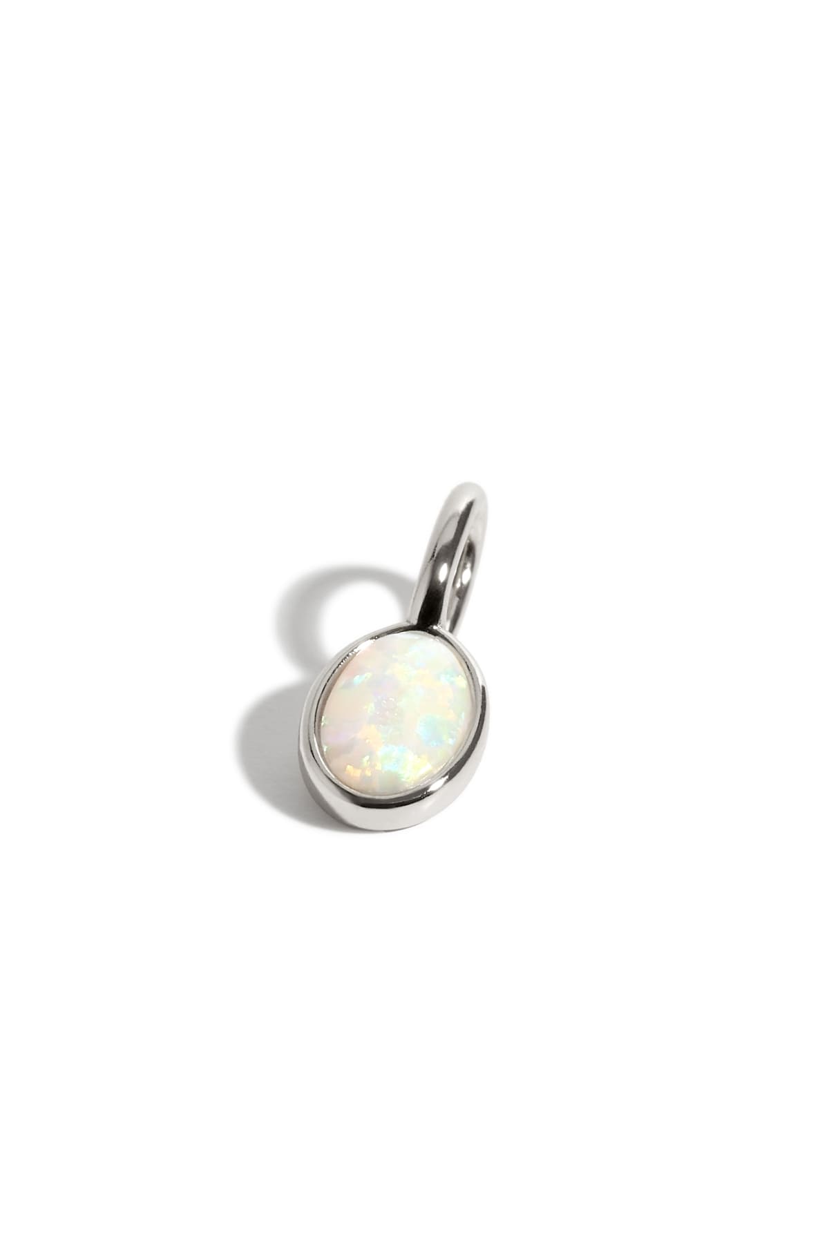 Pendentif pierre de naissance octobre argent
