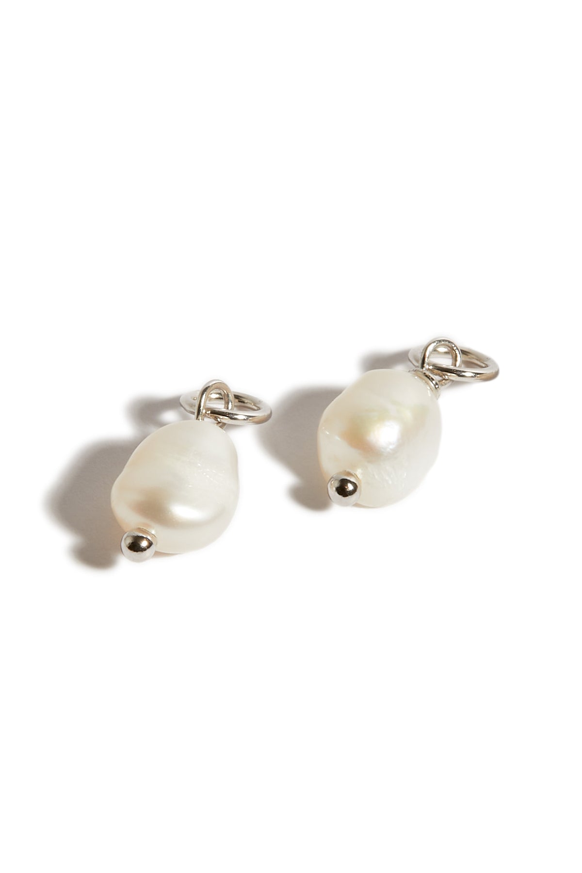 Breloques perles argent