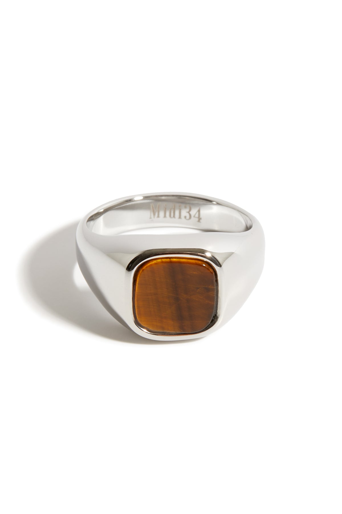 Bague Clément Oeil de tigre argent 2