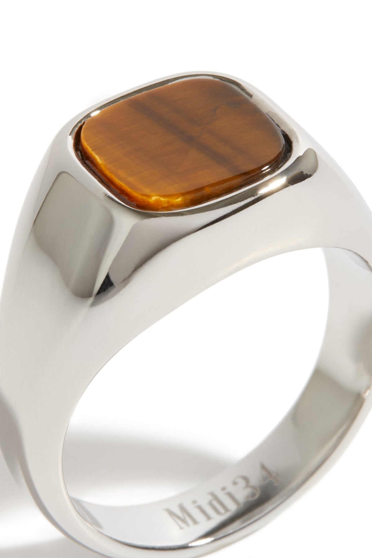 Bague Clément Oeil de tigre argent 3