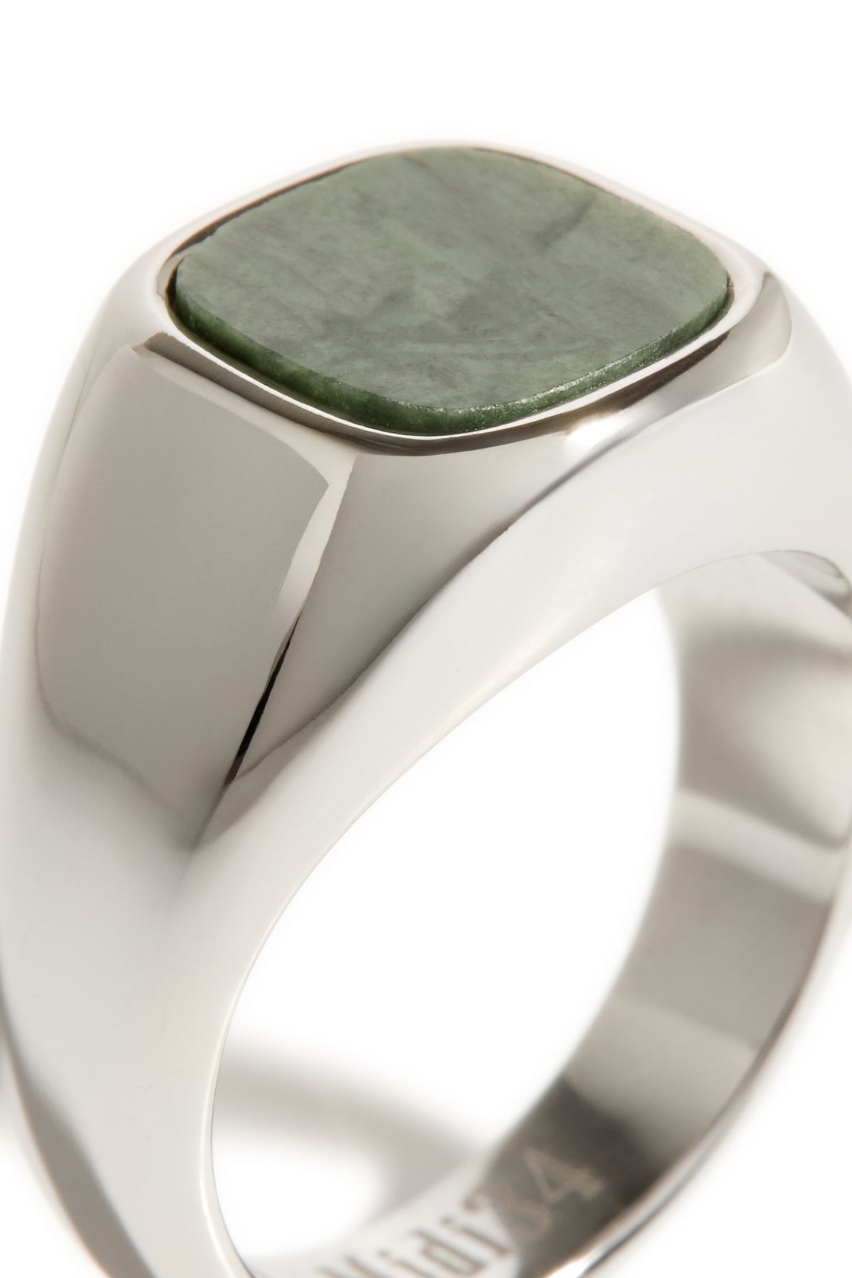 Bague Clément vert argent 3