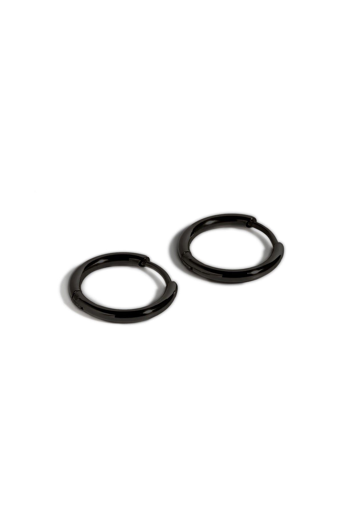 Boucles d'oreilles Vincent noir